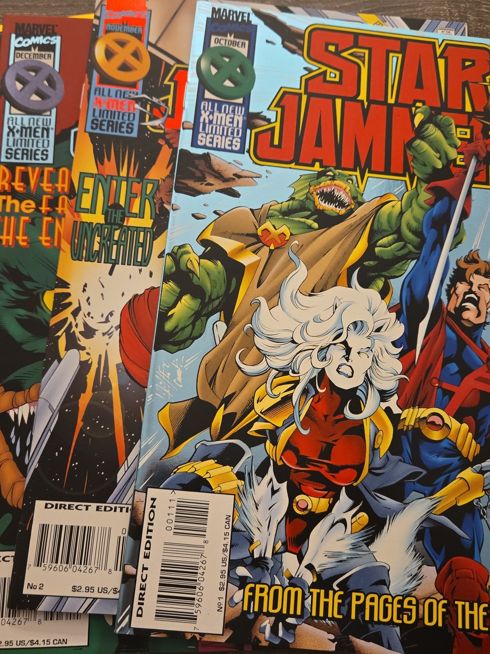 Marvel Starjammers Comic Cover - Red, Blue, Green